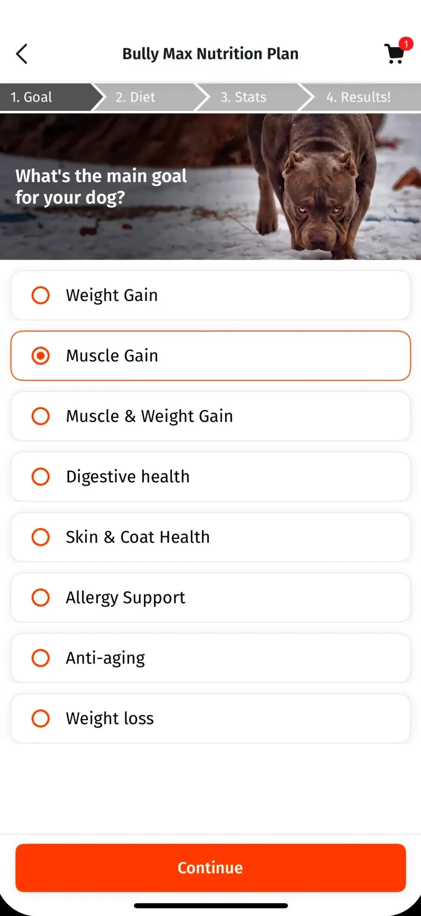 The Bully Max four-step nutrition plan builder